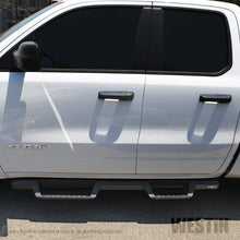 Load image into Gallery viewer, Westin Ram 1500 Quad Cab Drop Nerf Step Bars - Textured Black