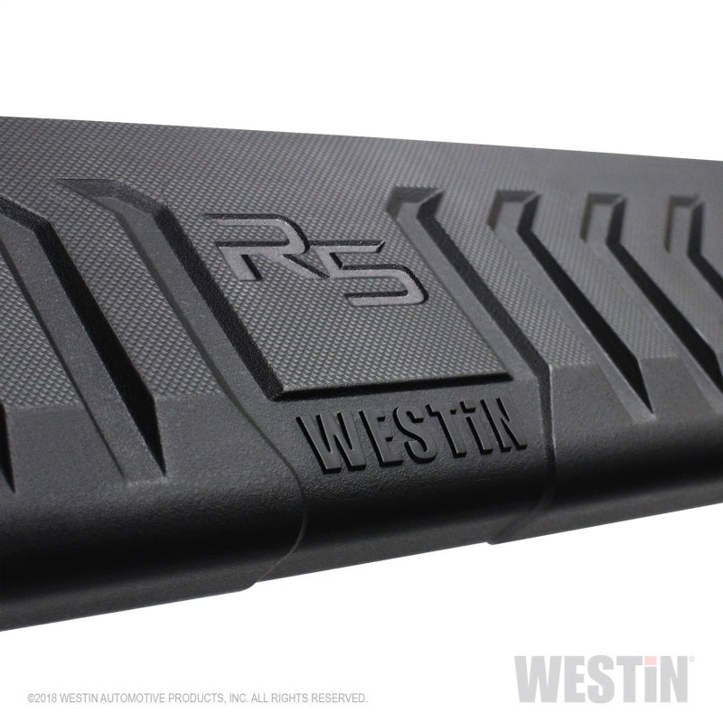 Westin 07+ Chevrolet Silverado 1500 Crew Cab 5.5ft Bed R5 M-Series Nerf Step Bars - Black