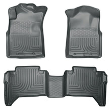 Load image into Gallery viewer, Husky Liners 05-15 Toyota Tacoma WeatherBeater Combo Grey Floor Liners