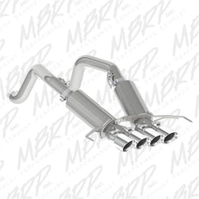 Load image into Gallery viewer, MBRP Chevy Corvette V8 6.2L 3in T304 Dual Cat Back w/ 4in Quad Dual Wall Tips