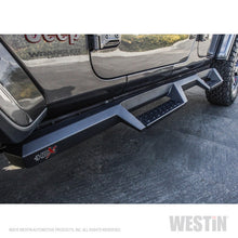Load image into Gallery viewer, Westin 18+ Jeep Wrangler JL Unlimited 4DR HDX Drop Nerf Step Bars - Textured Black