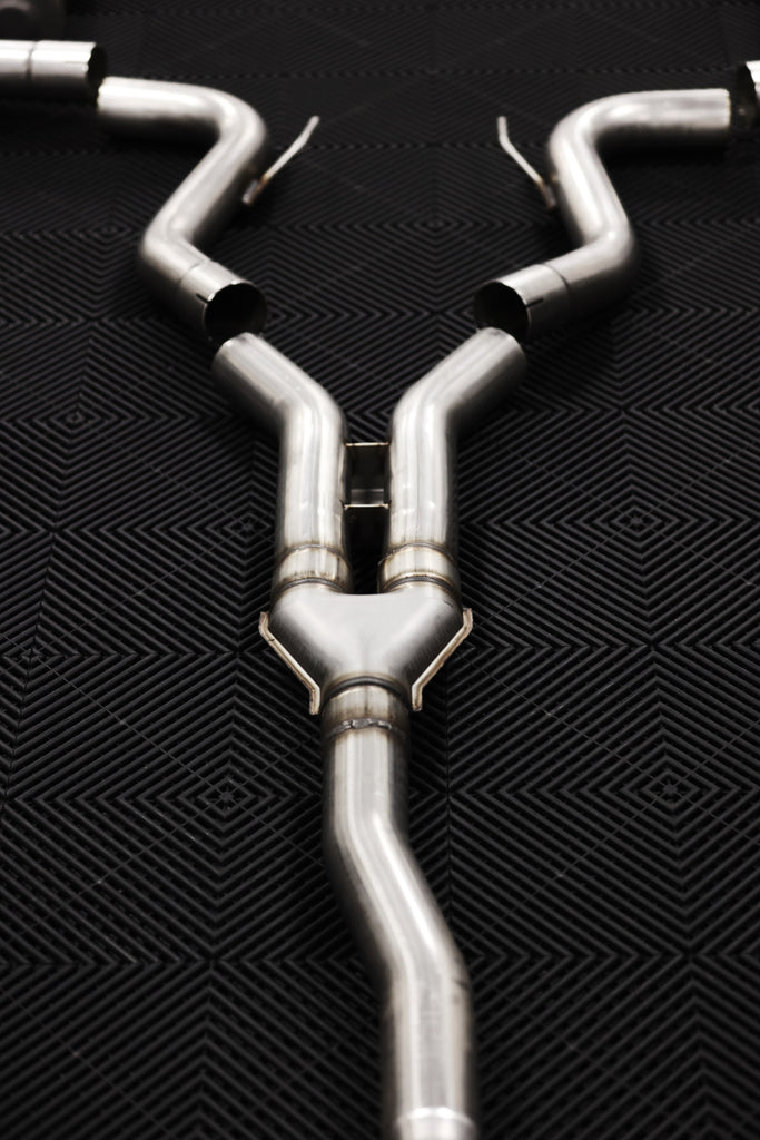 MBRP Ford Mustang 2.3L Ecoboost 3in Cat-Back Exhaust w/ Quad Carbon Fiber SS Tips - T304
