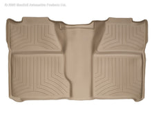 Load image into Gallery viewer, WeatherTech Chevrolet Silverado Crew Cab Rear FloorLiner - Tan