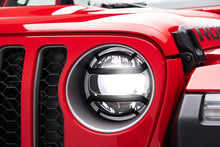 Load image into Gallery viewer, Rugged Ridge Jeep Wrangler JL / Jeep Gladiator JT Black Elite Headlight Guards Black