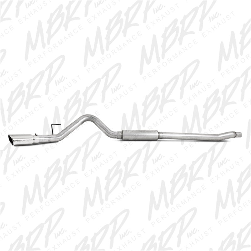 MBRP Ford F-250/350/450 6.2L V8 Gas 4in Cat Back Single Side Alum Exhaust System