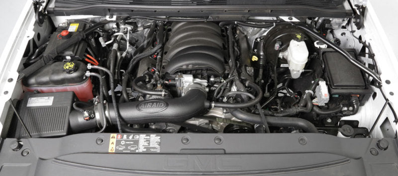 Airaid 17+ GMC Sierra/Yukon V8-6.2L F/I Jr Intake Kit - Oiled / Red Media