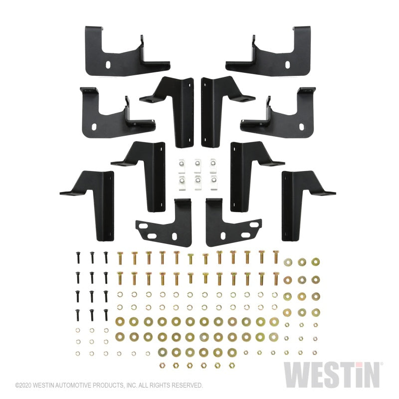 Westin Jeep Gladiator HDX Xtreme Nerf Step Bars - Textured Black