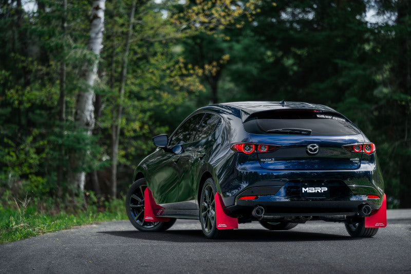 MBRP Mazda 3 Hatchback T304SS 2.5in Axle-Back, Dual Rear Exit Street Profile