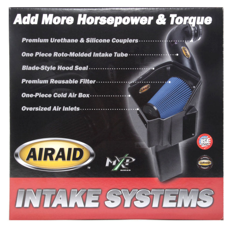 Airaid 11+ Dodge Charger/Challenger MXP Intake System w/ Tube (Dry / Black Media)