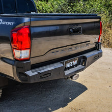 Load image into Gallery viewer, Westin 16+ Toyota Tacoma Pro-Series Rear Bumper - Textured Black