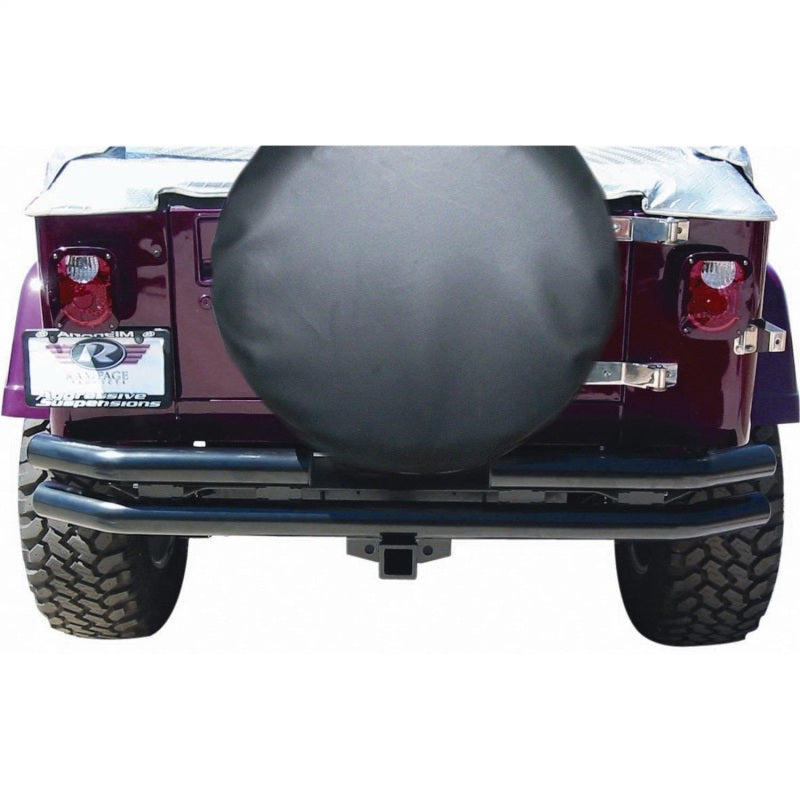 Rampage Jeep CJ5 Double Tube Rear Bumper - Black