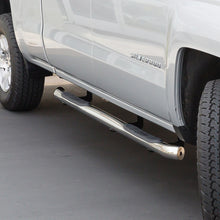 Load image into Gallery viewer, Westin 2014+ Chevy Silverado 1500 Crew Cab (Body Mount) E-Series 3 Nerf Step Bars - SS
