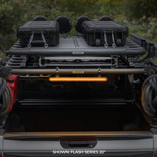 Load image into Gallery viewer, Go Rhino Xplor Flash Series Sgl Multi Function LED Light Bar (Track Mount) 20in. - Blk