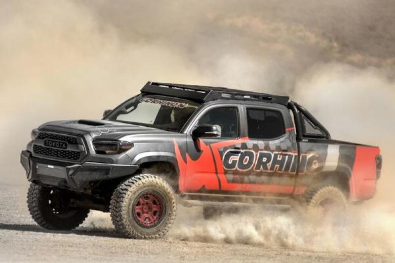 Go Rhino Toyota Tacoma DC Ceros Low Profile Roof Rack - Tex. Blk