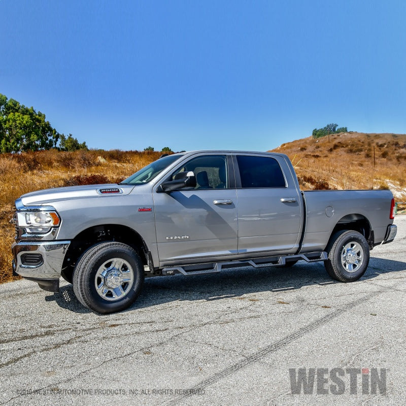 Westin 19+ Ram 2500/3500 HDX Drop W2W Nerf Step Bars - Textured Black
