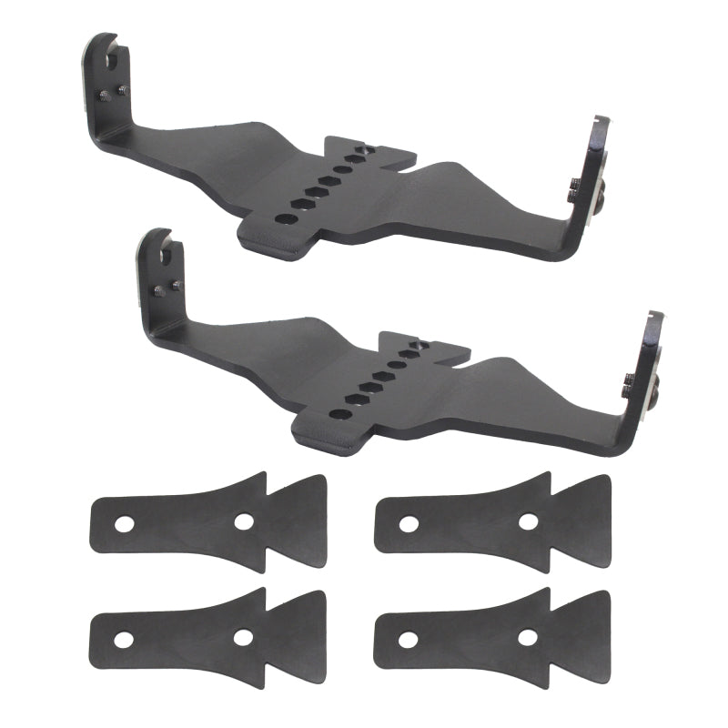 Go Rhino Jeep Wrangler JL/JLU/Gladiator JT Light Mount - Two 6in Single Row