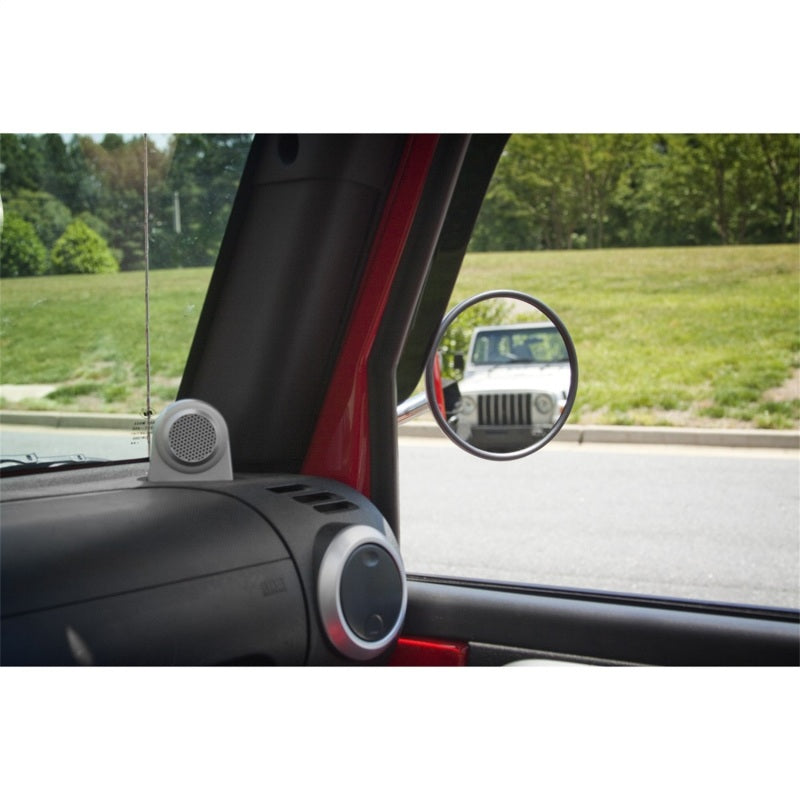 Rugged Ridge Jeep Wrangler TJ/JK Black Quick Release Mirror Kit