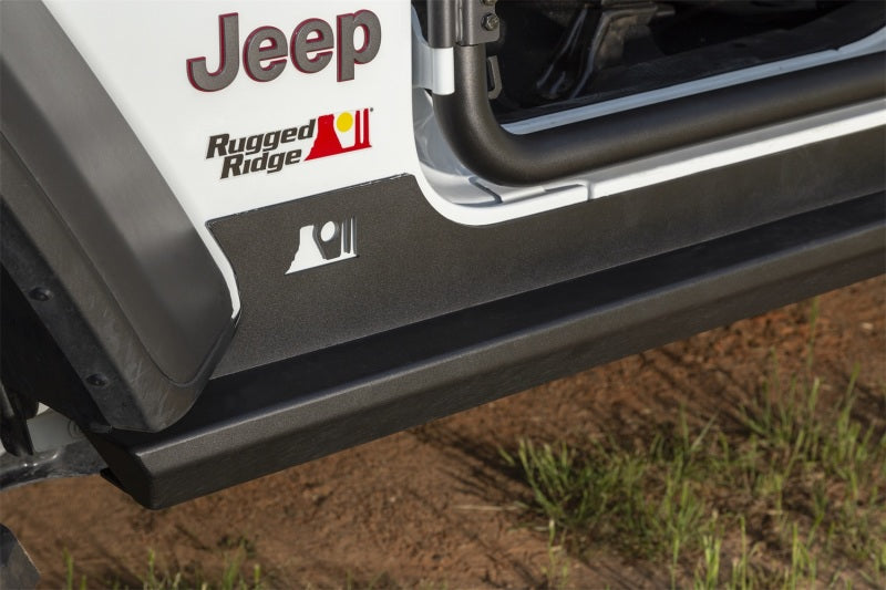 Rugged Ridge XHD Rock Sliders Jeep Wrangler JL 4 Door