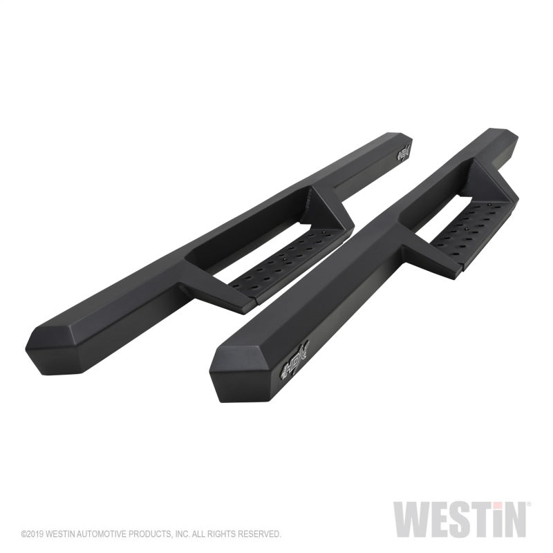 Westin 19+ Chevrolet Silverado / GMC Sierra 1500 HDX Drop Nerf Step Bars - Textured Black