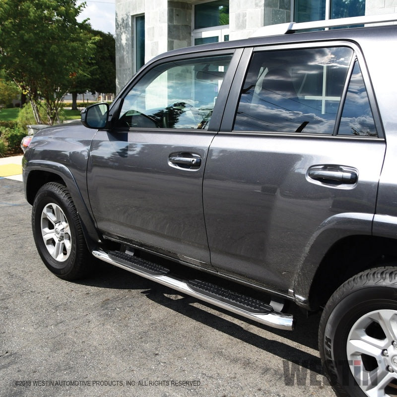 Westin 2014+ Toyota 4Runner SR5 PRO TRAXX 4 Oval Nerf Step Bars - SS