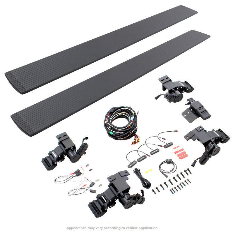 Go Rhino Ford Ranger Crew Cab 4dr E-BOARD E1 Electric Running Board Kit (No Drill) - Tex. Blk