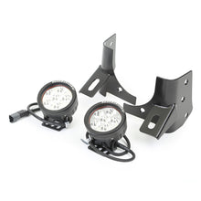 Load image into Gallery viewer, Rugged Ridge Jeep Wrangler Round Windshield LED Kit w/ Brackets