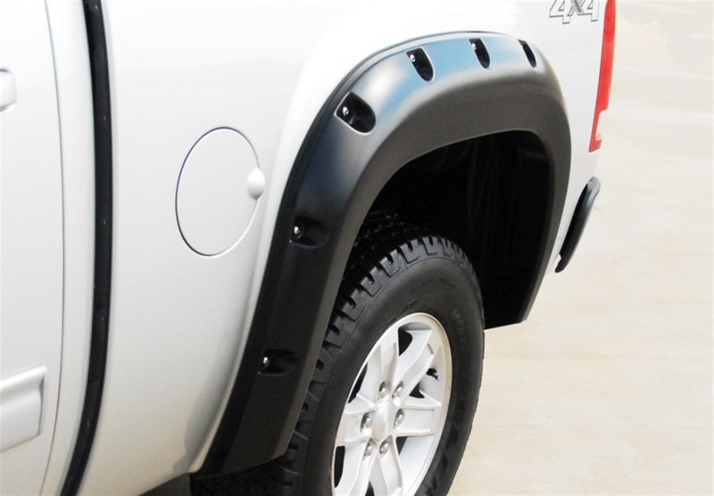Lund GMC Sierra 1500 RX-Rivet Style Smooth Elite Series Fender Flares - Black (4 Pc.)