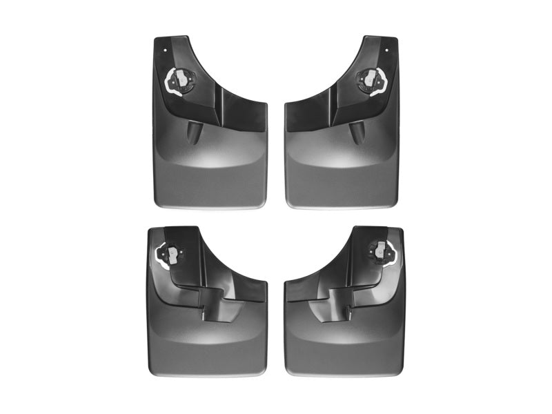 WeatherTech Ford F-150 (w/Fender Lip Molding) No Drill Mudflaps - Black