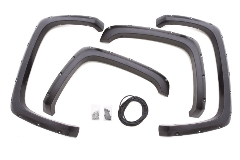 Lund Chevy Silverado 1500 RX-Rivet Textured Elite Series Fender Flares - Black (4 Pc.)