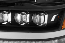 Load image into Gallery viewer, AlphaRex 19+ Ram 1500HD NOVA LED Proj Headlight Plank Style Matte Blk w/Activ Light/Seq Signal/DRL