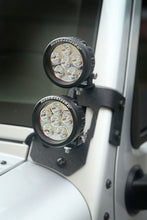 Load image into Gallery viewer, Rugged Ridge Jeep Wrangler JK Textured Black A Pillar Light Mount