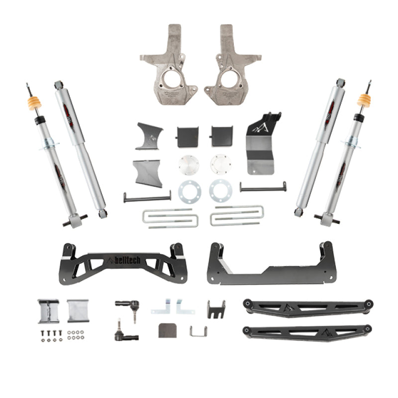 Belltech Chevrolet Silverado / GMC Sierra 1500 4WD 7in Suspension Lift Kit w/ Shocks