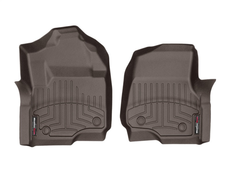 WeatherTech Ford Super Duty (Super Cab / Crew Cab) Front FloorLiners - Cocoa