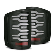 Load image into Gallery viewer, AlphaRex 14-19 Chevrolet Silverado Luxx-Series LED Tail Lights Black w/Activ Light/Seq Signal