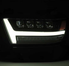 Load image into Gallery viewer, AlphaRex 19+ Ram 1500HD NOVA LED Proj Headlight Plank Style Matte Blk w/Activ Light/Seq Signal/DRL