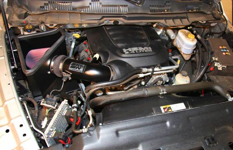 K&N Ram 2500/3500 6.4L V8 High Flow Performance Intake Kit