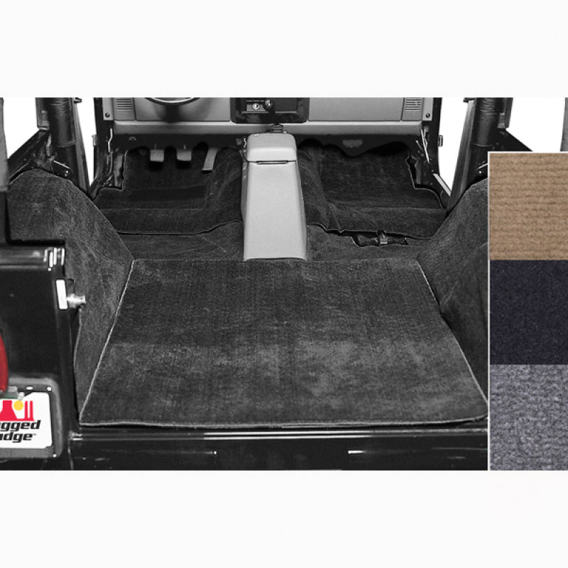 Rugged Ridge Deluxe Carpet Kit Black Jeep CJ / Jeep Wrangler Models