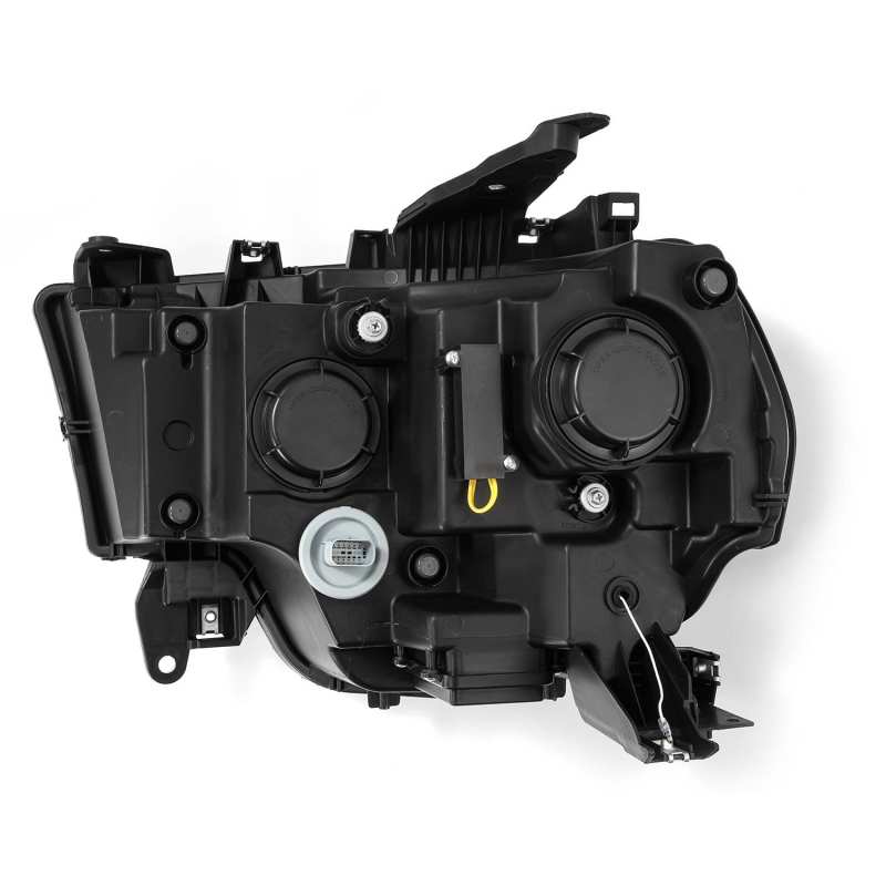 AlphaRex 19+ Ram 2500 LUXX LED Proj Headlights Plank Style Black w/Activ Light/Seq Signal/DRL