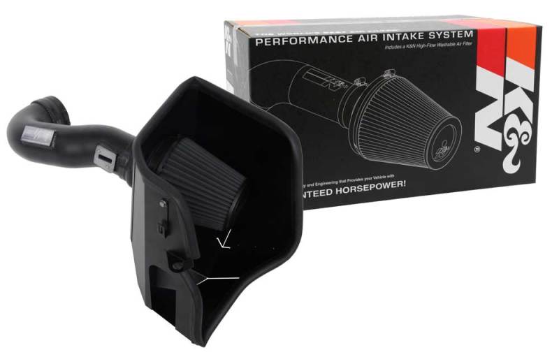 K&N Chevrolet Silverado 1500 5.3L V8 Black Performance Intake Kit