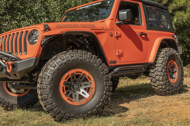 Rugged Ridge RRC Rocker Guards Jeep Wrangler JL 2 Door