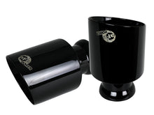 Load image into Gallery viewer, aFe MACH Force-XP 4-1/2in Black OE Replacement Exhaust Tips - 2015+ Dodge Charger/Hellcat