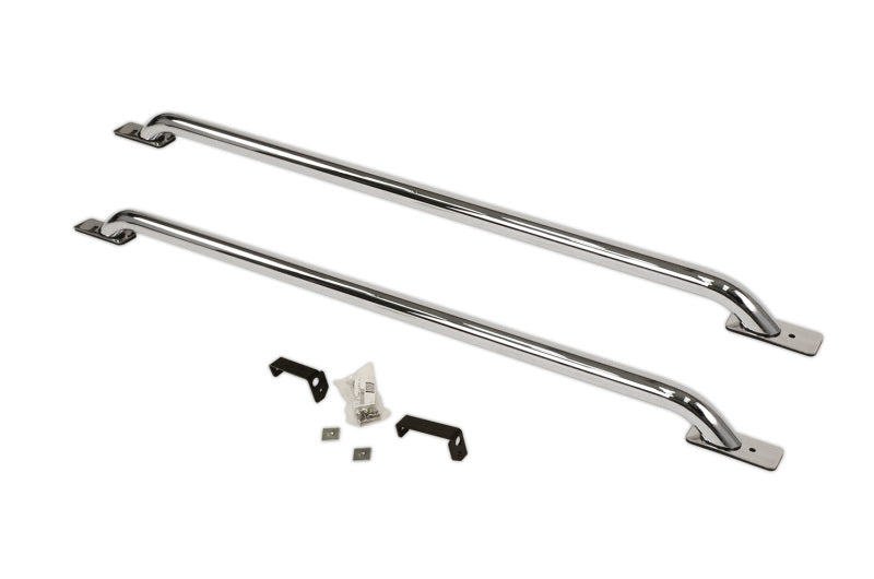 Go Rhino Chevrolet Silverado Stake Pocket Bed Rails - Chrome