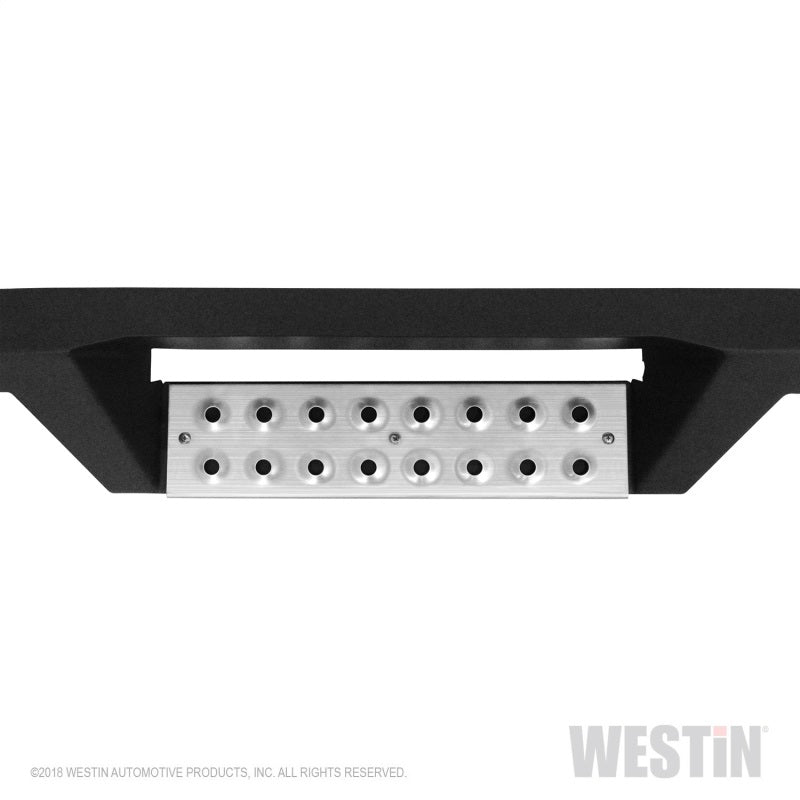 Westin 07+ Toyota Tundra DC HDX Stainless Drop Nerf Step Bars - Tex. Blk