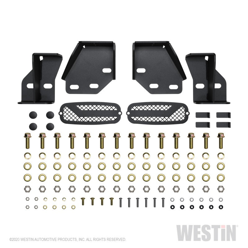Westin 14+ Chevy Silverado 1500 Pro-Series Rear Bumper - Textured Black