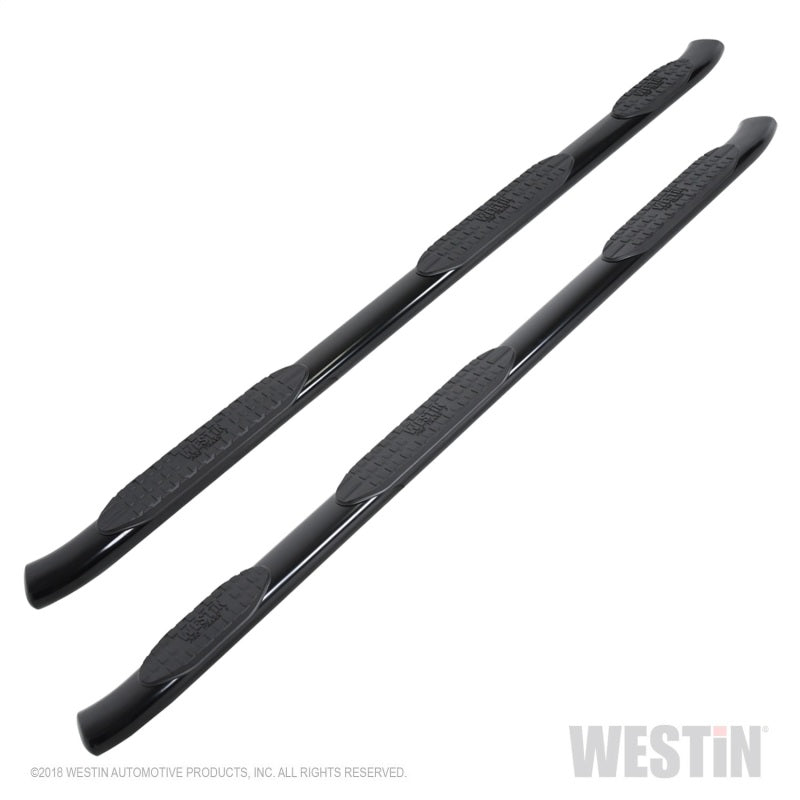 Westin Chevrolet Silverado Crew Cab w/ 6.5ft Bed PRO TRAXX 5 W2W Oval Nerf Step Bars - Black