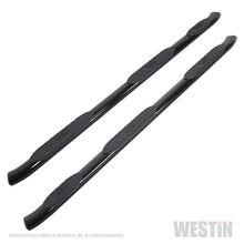 Load image into Gallery viewer, Westin Chevrolet Silverado Crew Cab w/ 6.5ft Bed PRO TRAXX 5 W2W Oval Nerf Step Bars - Black