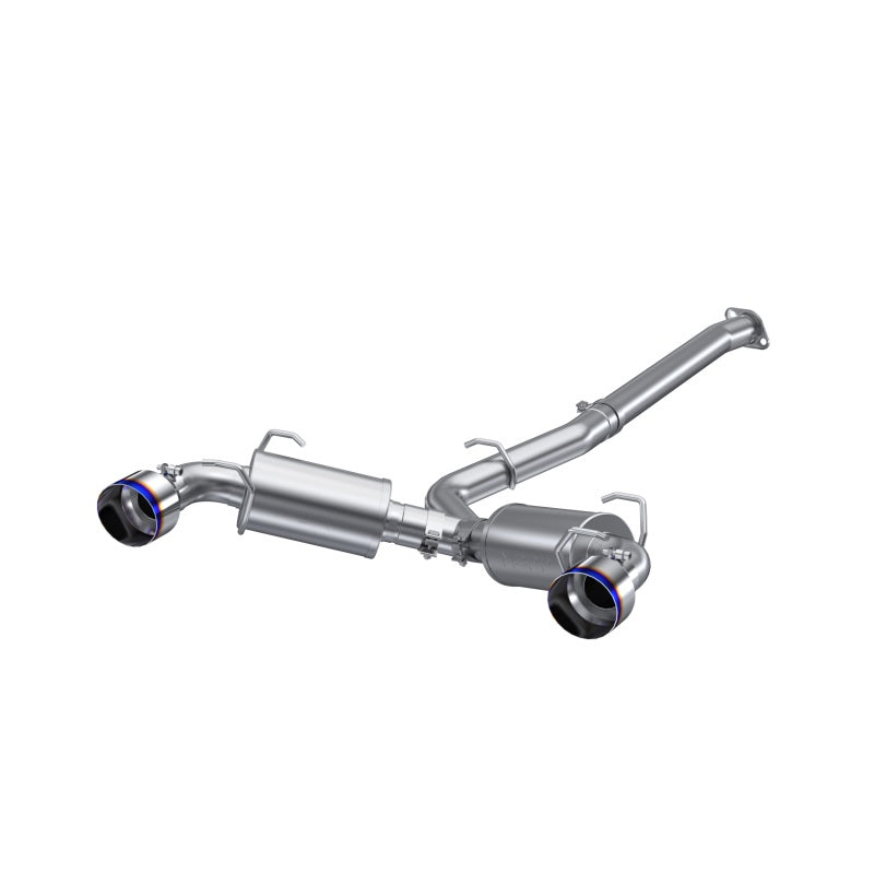 MBRP Subaru BRZ 2.0L/ 2.4L 3in Dual Split Rear Cat Back w/Burnt End Tips- T304