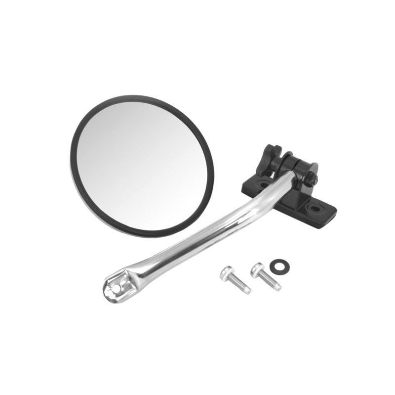 Rugged Ridge Jeep Wrangler Stainless Steel Round Quick Release Mirror Relocation Kit