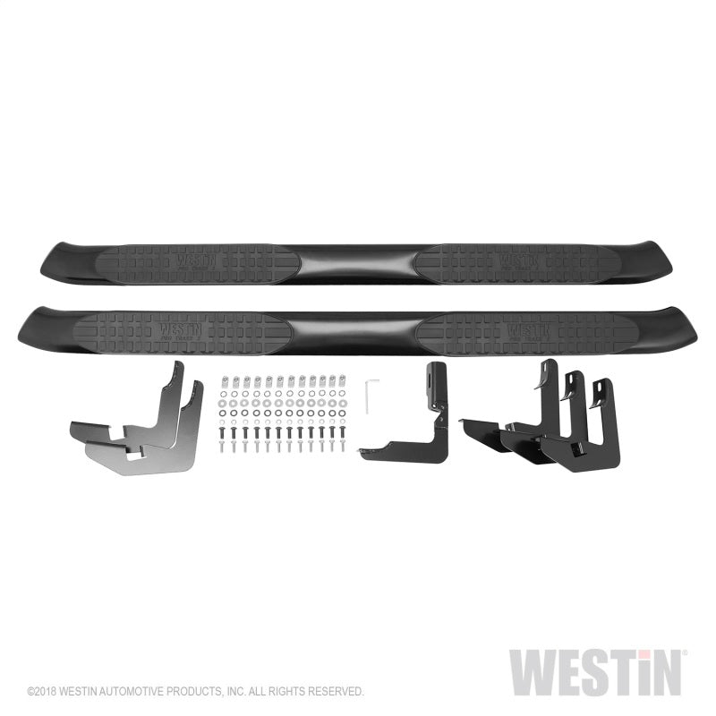 Westin Ford F-150 SuperCab PRO TRAXX 5 Oval Nerf Step Bars - Black