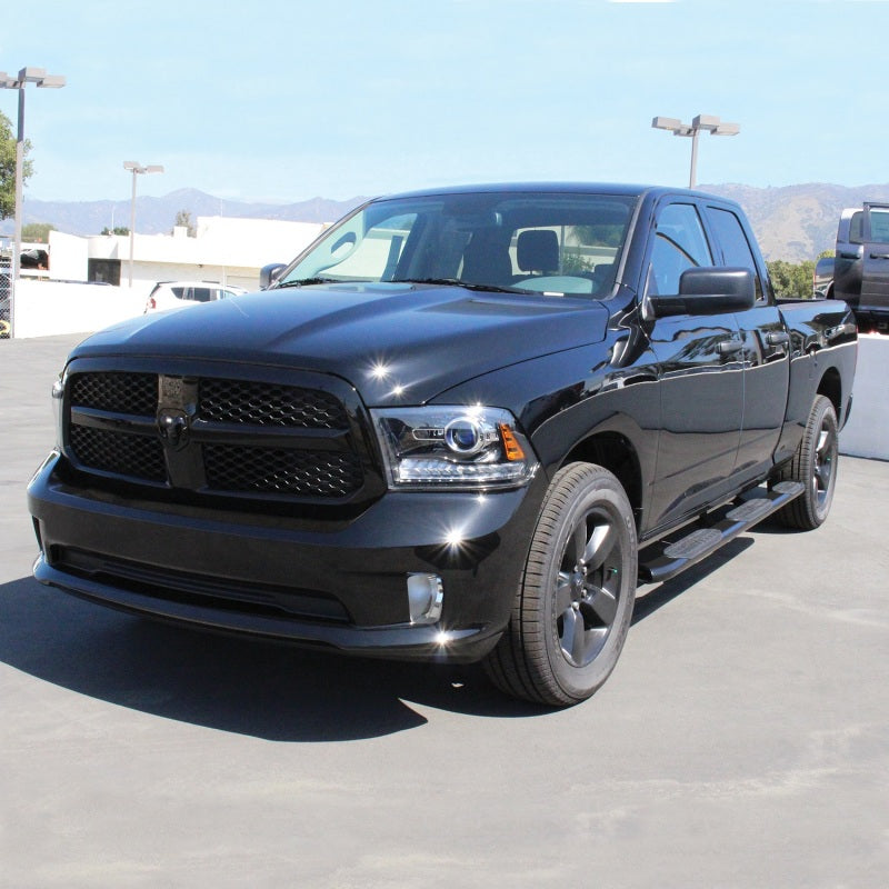 Westin 2009+ Ram/Dodge 1500 Quad Cab (6.5 ft Bed) PRO TRAXX 5 WTW Oval Nerf Step Bars - Black